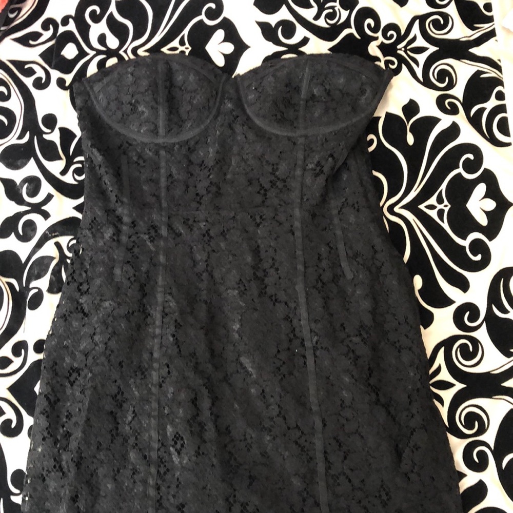 Divided by H&M black lace mini dress NWT